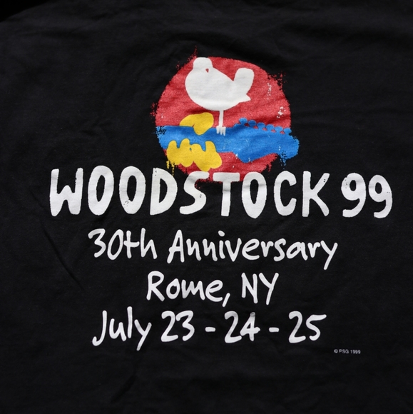 Vintage Woodstock 1999 Rome, NY DMX XL rap tee music rock festival concert roll - Picture 2 of 4